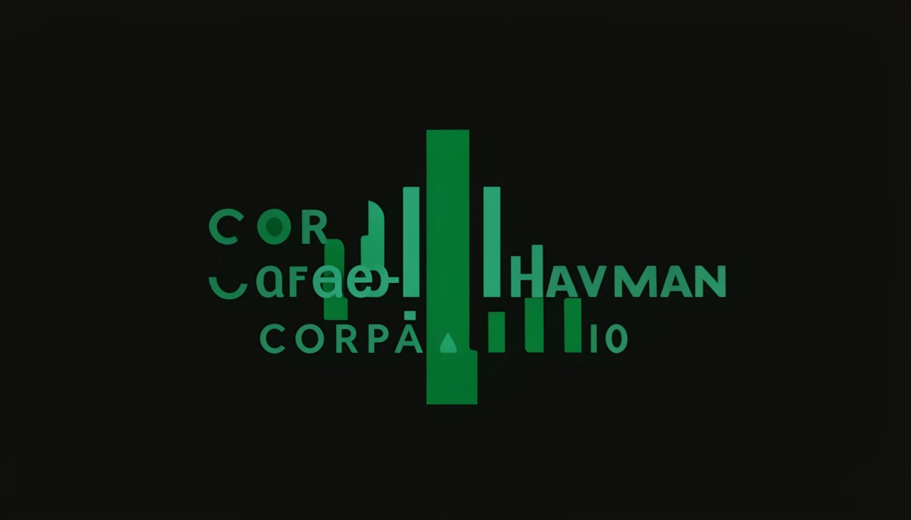 Logo stylisé de Crabtree-Harmon Corporation sur fond sombre, évoquant solidité et tradition.